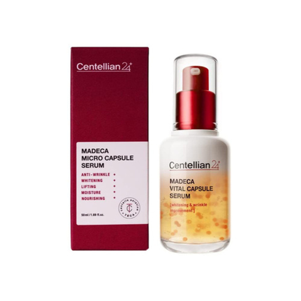 Centellian24 Сыворотка омолаживающая с центеллой Madeca vital capsule serum 50мл