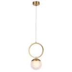 Подвесной светильник Crystal Lux CAROLINA SP1 V1 BRASS