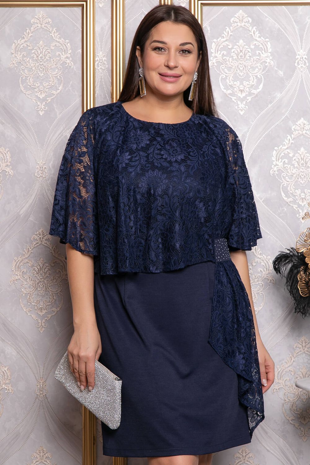 Платье вечернее Звезда (синее) П14868-13М LT Collection