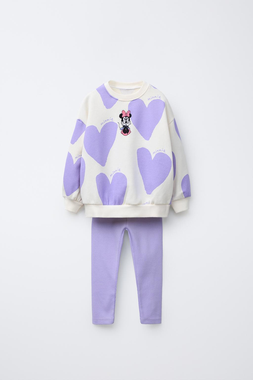 Толстовка и легинсы с принтом minnie mouse © disney