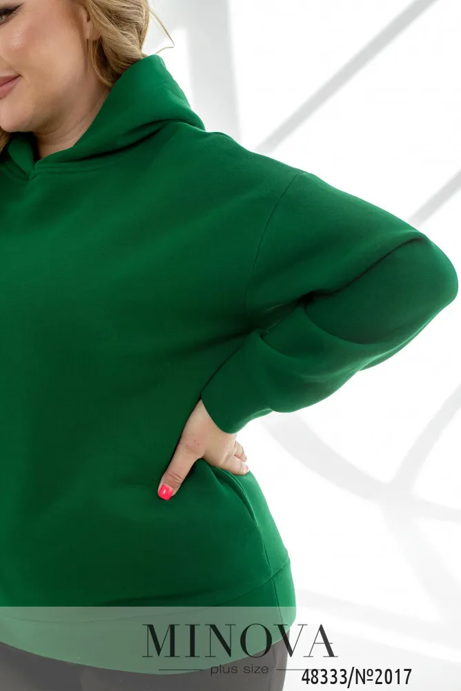 Худи 2017-зеленый Minova