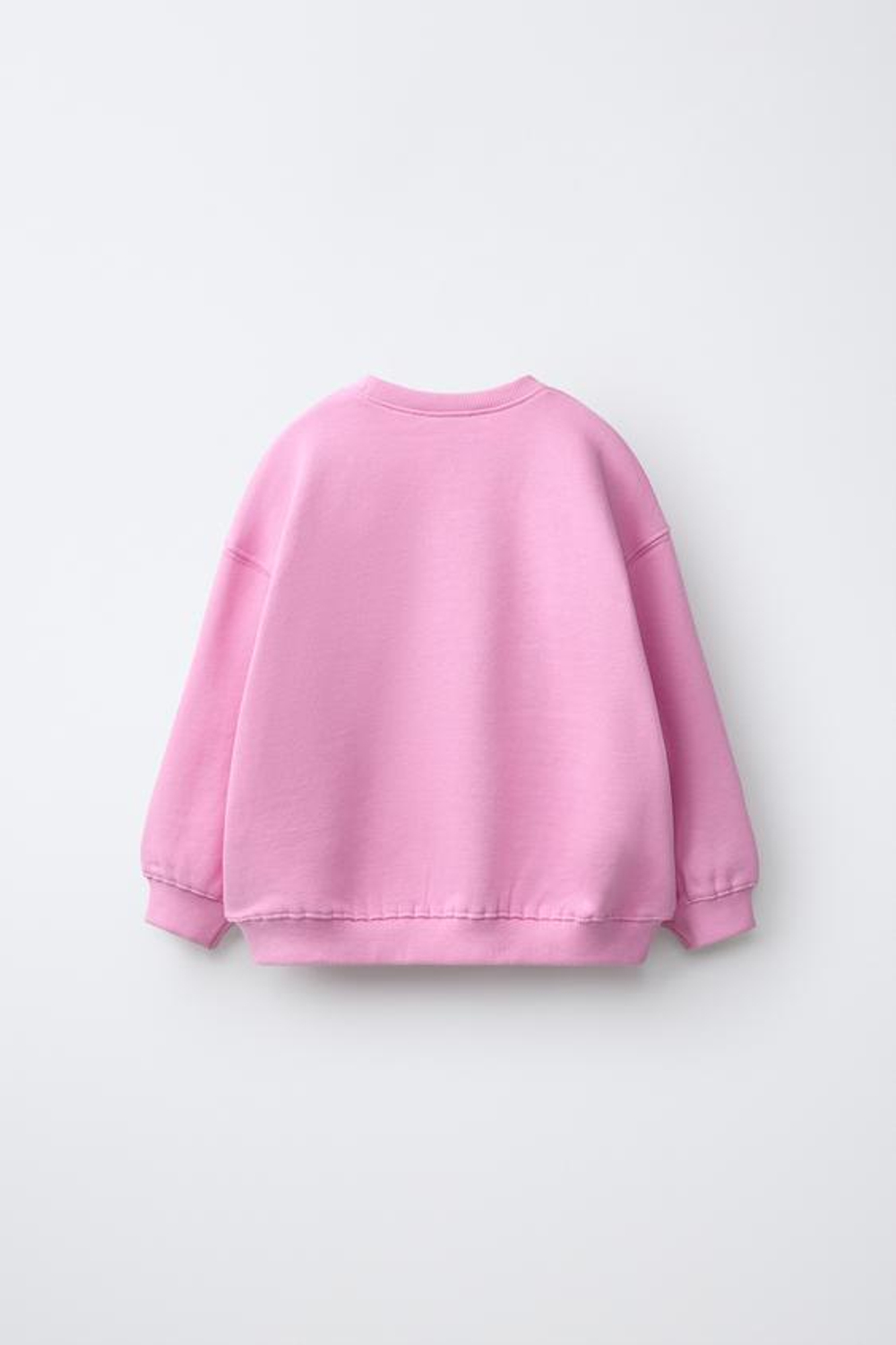 ZARA ТОЛСТОВКА С ВЫШИВКОЙ «МАРГАРИТКА», ЦВЕТ РОЗОВОГО МЕЛА