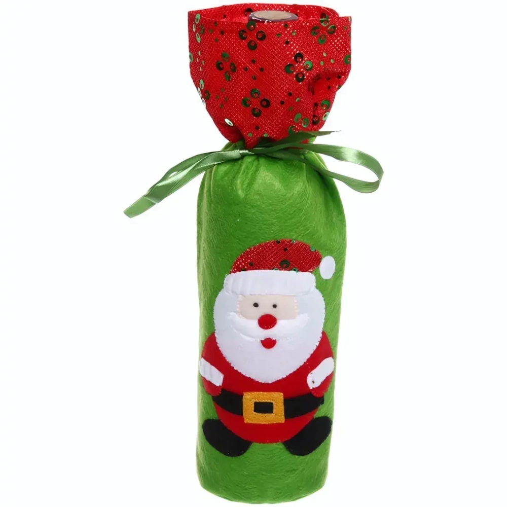 Украшение для бутылки «Новогодние друзья» 32*13 см