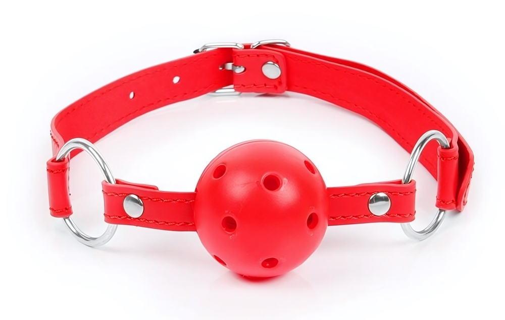 Кляп NotabuBDSM красный 4,5 см