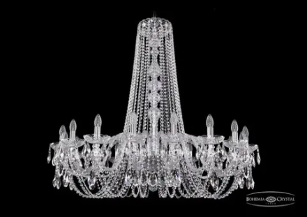 Подвесная люстра Bohemia Ivele 1402/18/400/h-105/Ni