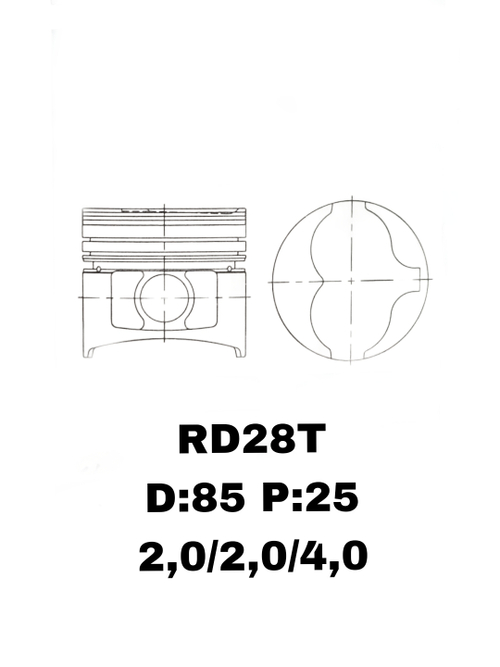 ПОРШНЯ RD28T