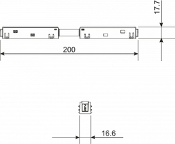 Коннектор Elektrostandard 85096/00 белый