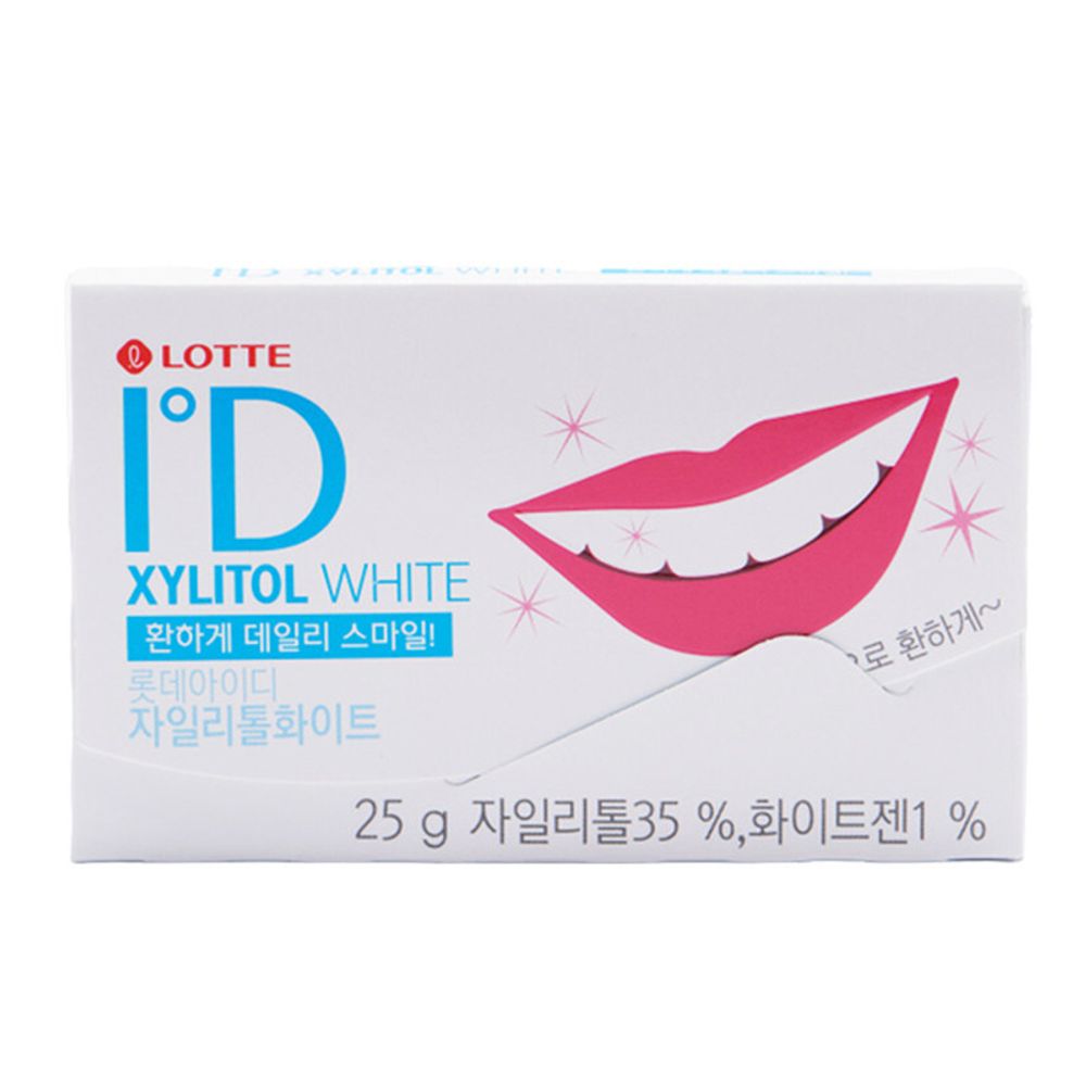Жевательная резинка ID White, с ксилитолом без сахара 25г