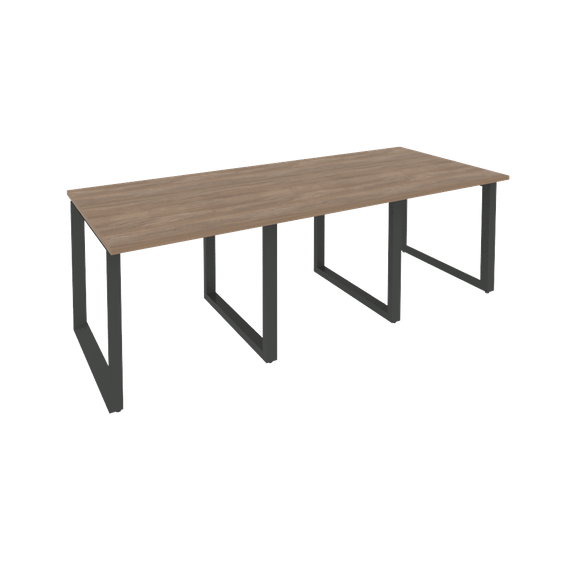 Onix Стол переговорный O.MO-PRG-3.0 Дуб Аризона/Металл Антрацит 2340*980*750
