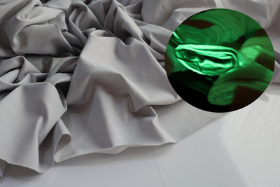 СЕРЫЙ - Кулирка Люминесцентная, пенье (светопоглощающая, светонакапливающая) (1402 Маша)