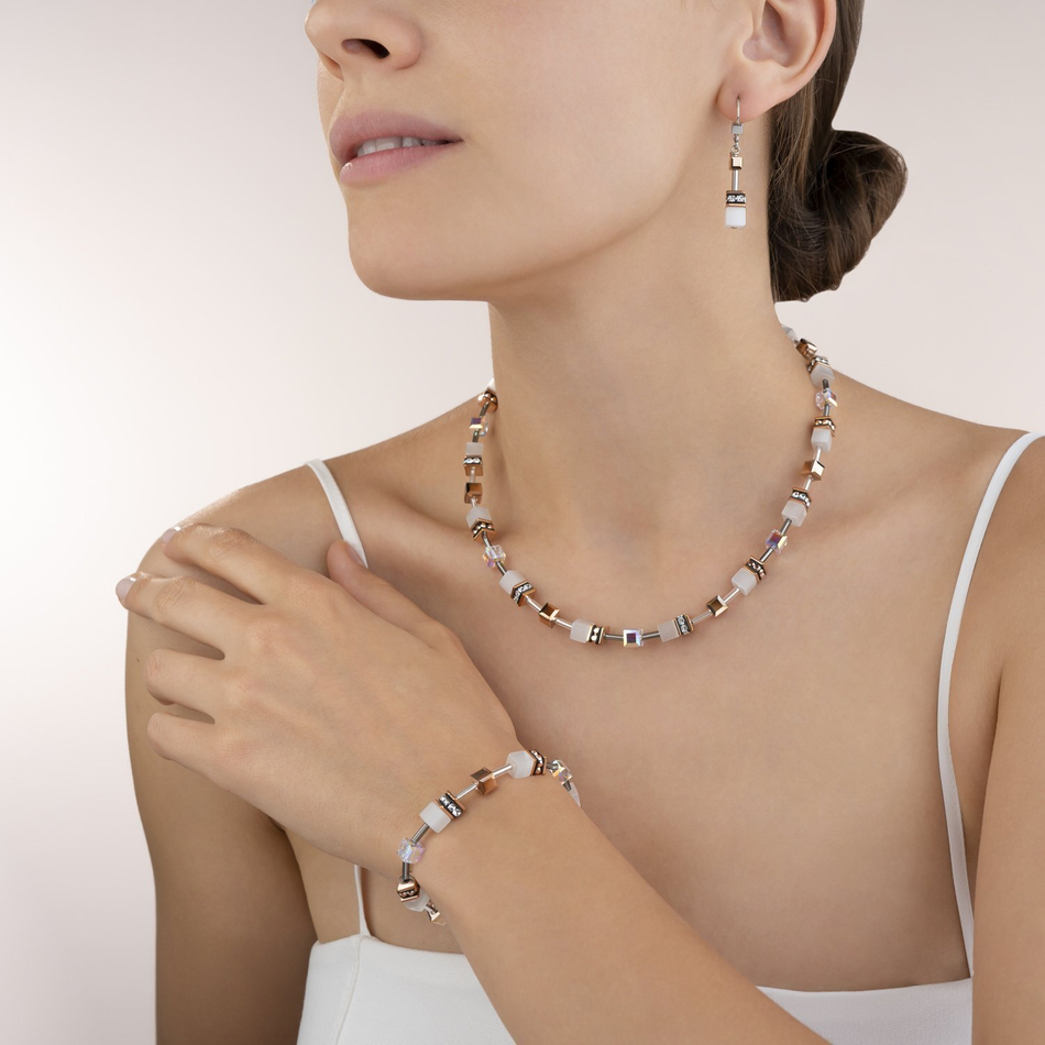 Серьги Coeur de Lion White 4016/20-1400