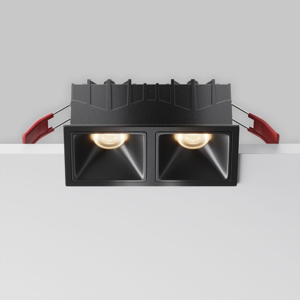 Светильник встраиваемый светодиодный Maytoni   DL043-02-10W3K-SQ-B-1