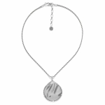 Колье ORI TAO, Couture, фактурный металл, OT24.1-15-31721 (серебристый)