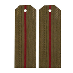 Погоны темно-оливковые 1 краповый просвет Росгвардия