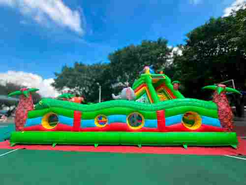 Коммерческий надувной батут «Сафария», 10*10*7,9 м