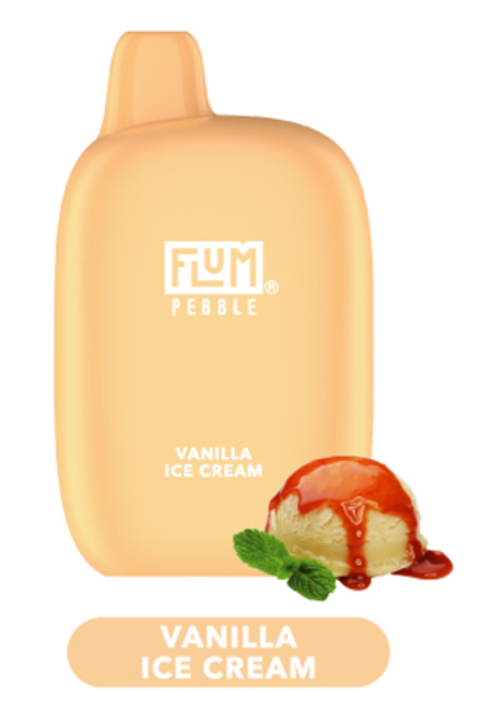 FLUM Pebble Vanilla ice cream (Ванильное мороженое) 6000 затяжек 20мг (2%)