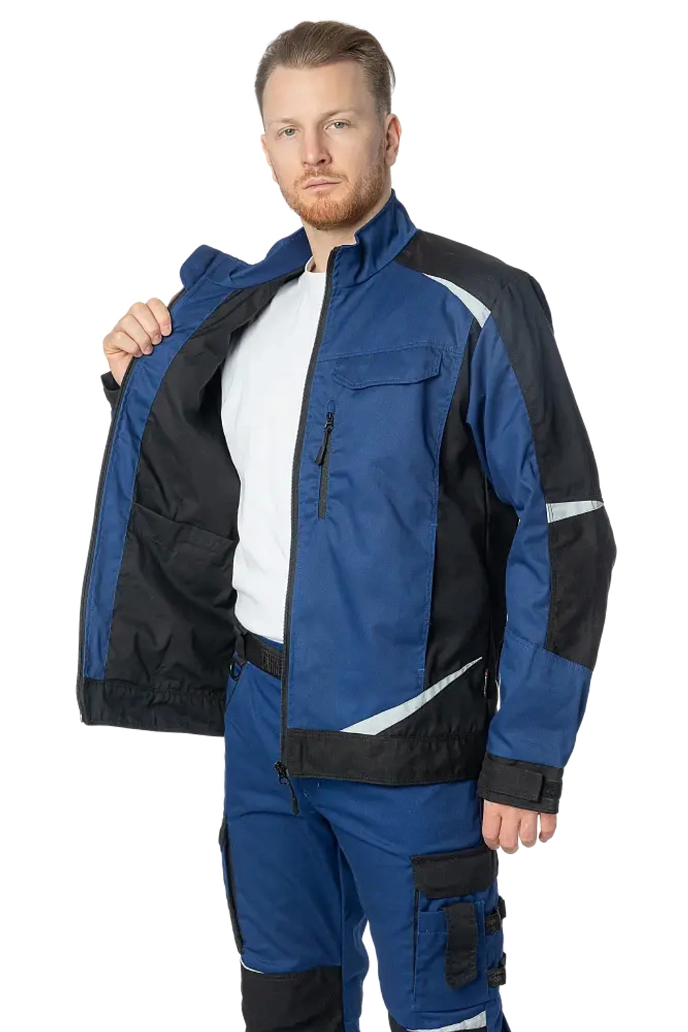 Куртка Brodeks KS202, синий/черный (XL)