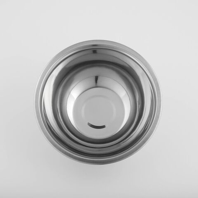 Миска глубокая из нержавеющей стали Доляна «Индия», 1,9 л, d=24 см (Цвет: не задано)