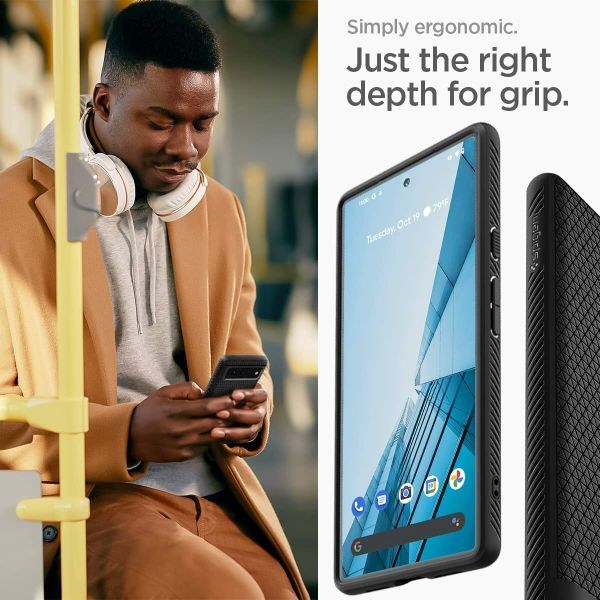 Чехол Spigen Liquid Air Armor для Google Pixel 6 (2021) - Matte Black