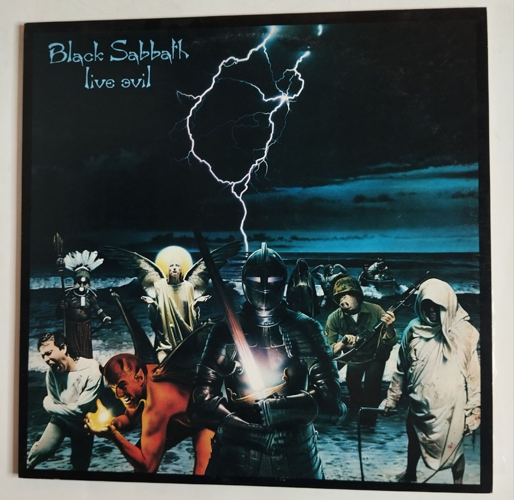 Винтажная виниловая пластинка LP Black Sabbath Live Evil (Japan 1983) (No Obi)
