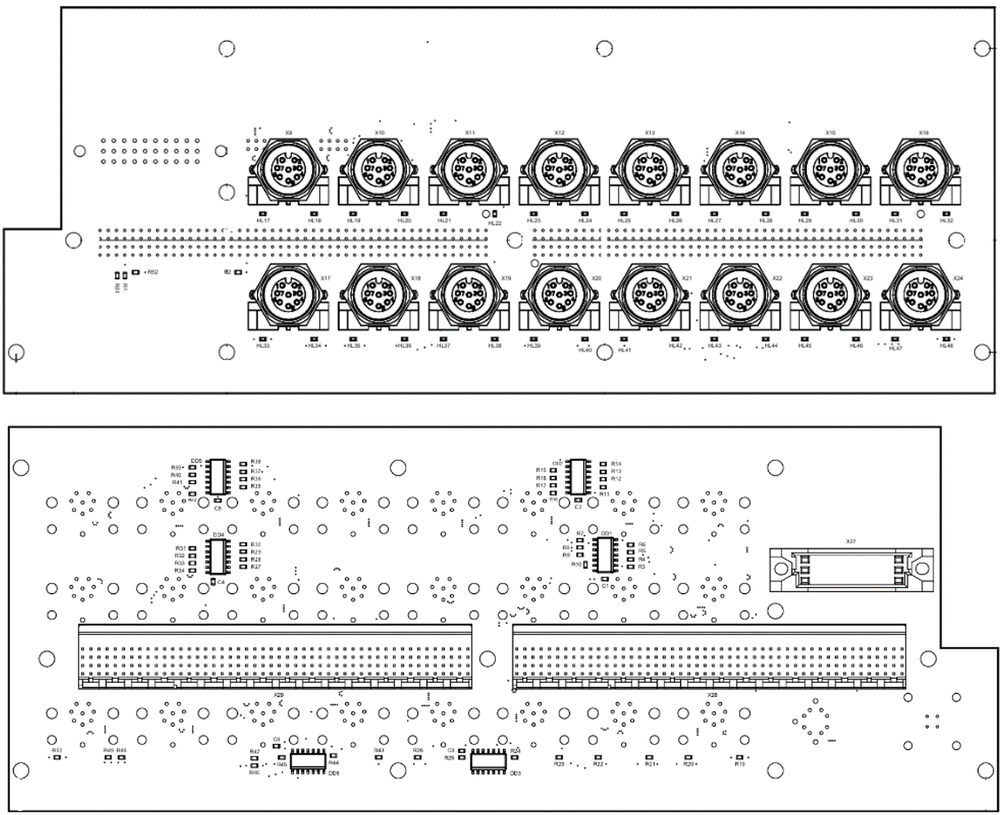 Плата ввода-вывода коммутатора