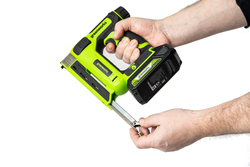 Аккумуляторный степлер Greenworks, G24CS10,3400107, 24v, без АКБ и ЗУ