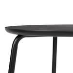 Стол обеденный Bergenson Bjorn Round, 80 см, черный