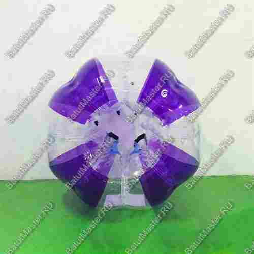 Бампербол «Прозрачно - фиолетовый», ПВХ, диаметр 1,5 м