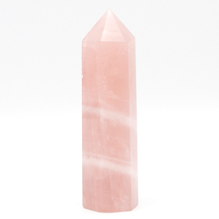 Кристалл 85мм розовый кварц 76.6