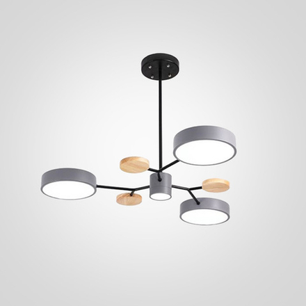 Люстра На Штанге Meade 4 Lamps Grey By Imperiumloft