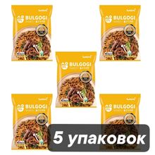 Лапша быстрого приготовления Samyang Bulgogi Ramen 80 г, 5 шт