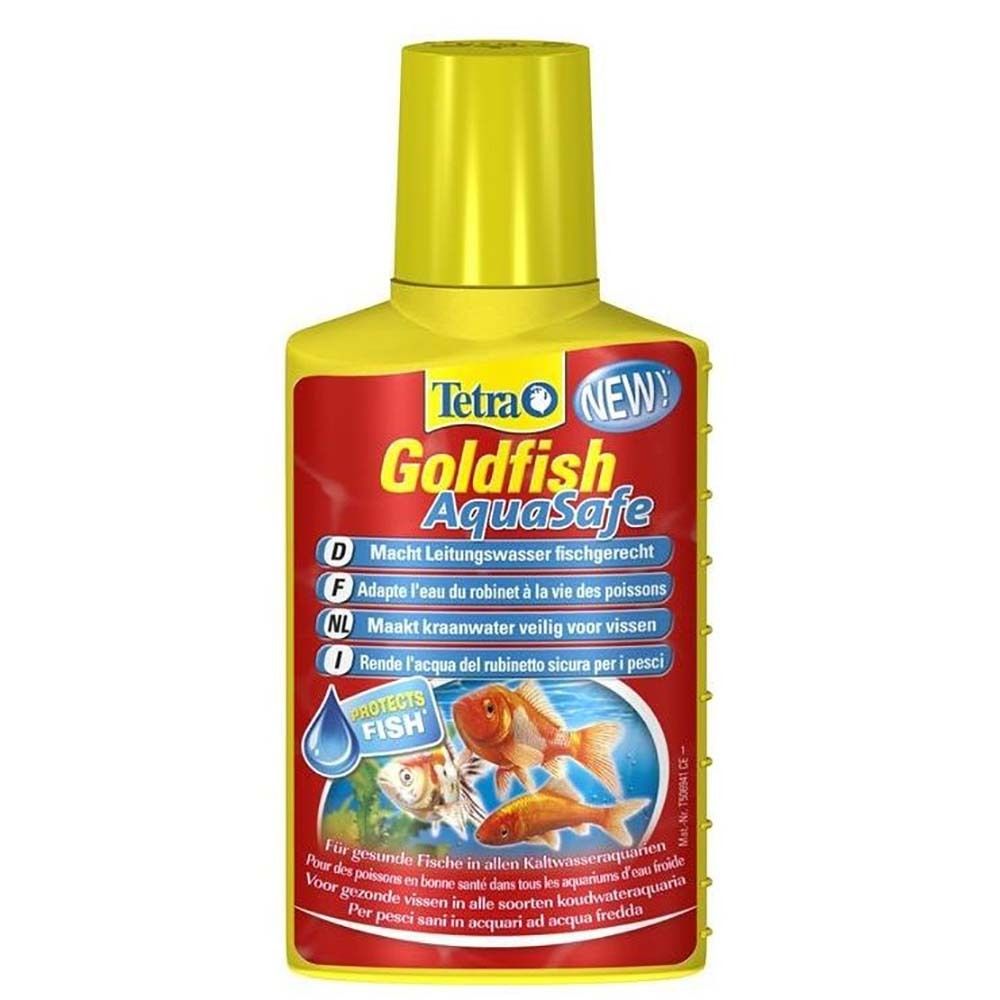 Tetra Goldfish AquaSafe - кондиционер для подготовки водопроводной воды для золотых рыб