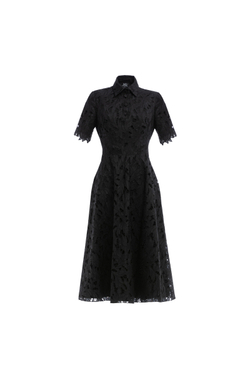 08-01-25 SS Хлопковое платье из "шитья" черное