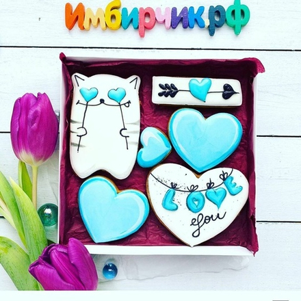 Имбирные пряники Любовь