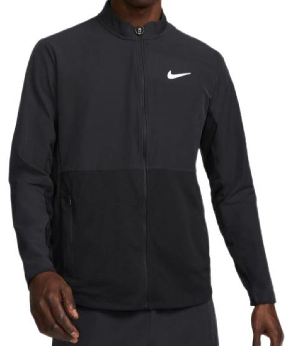 Куртка теннисная Nike Court Advantage Packable Jacket - black/white