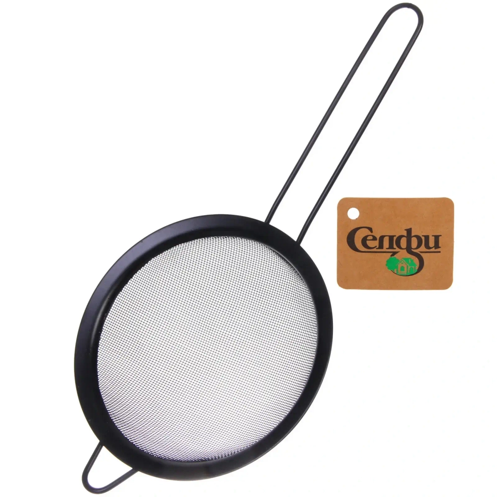 Сито металлическое «Black» 13см с ручкой