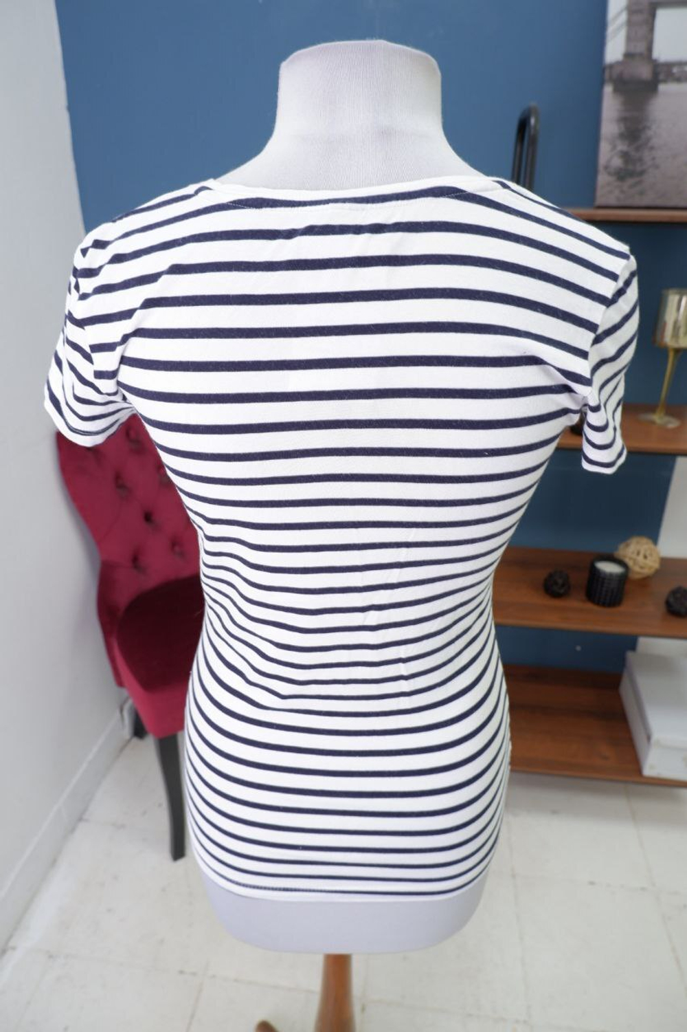 Футболка Zolla в полоску 42 размер