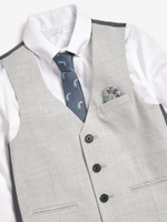 Комплект из трех предметов для мальчика Next A18-314, Серый, Белый