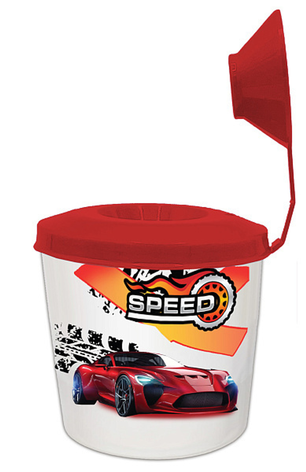 Стакан-непроливайка одинарный "Night drive 2023" с пробкой закреп.к крышке (Пчёлка)