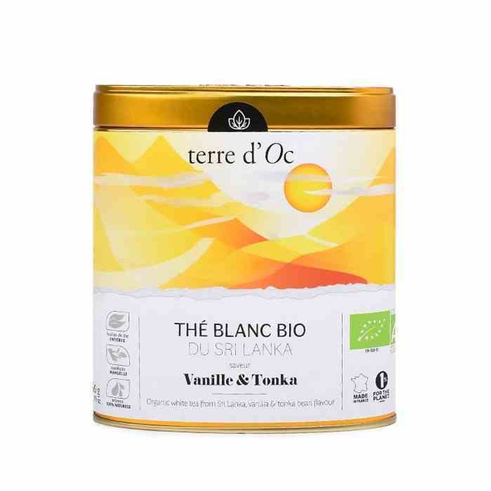 TERRE D&#39;OC TDBIO белый чай 50г ваниль / тонка белый чай