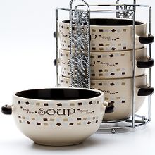 Набор супниц Loraine 23125 520 мл 4 шт