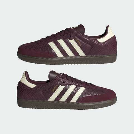 ADIDAS Кроссовки Samba OG с змеиным принтом, бордовый