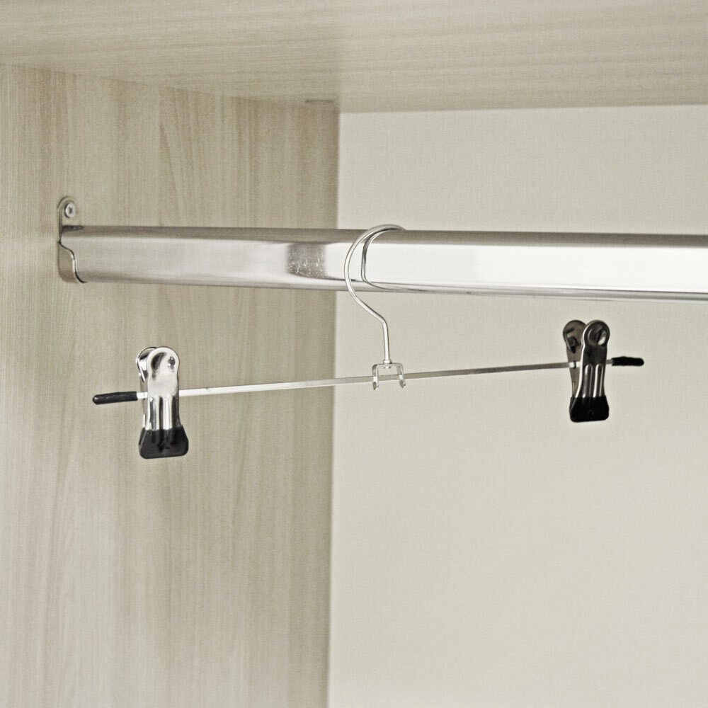 Вешалка металлическая с прищепками, набор 10шт