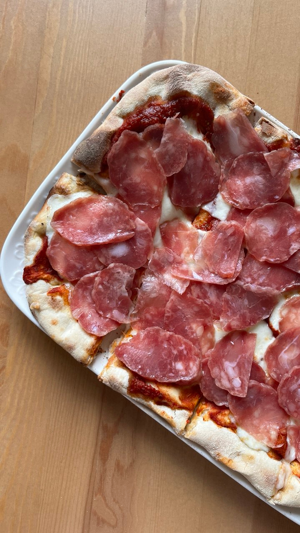 Римская пицца "Салями и смесь перцев"