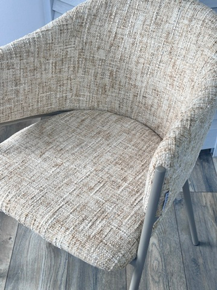 Стул М-City DISAUR Дилл (Dill) 1038-131 ткань, Латте каркас