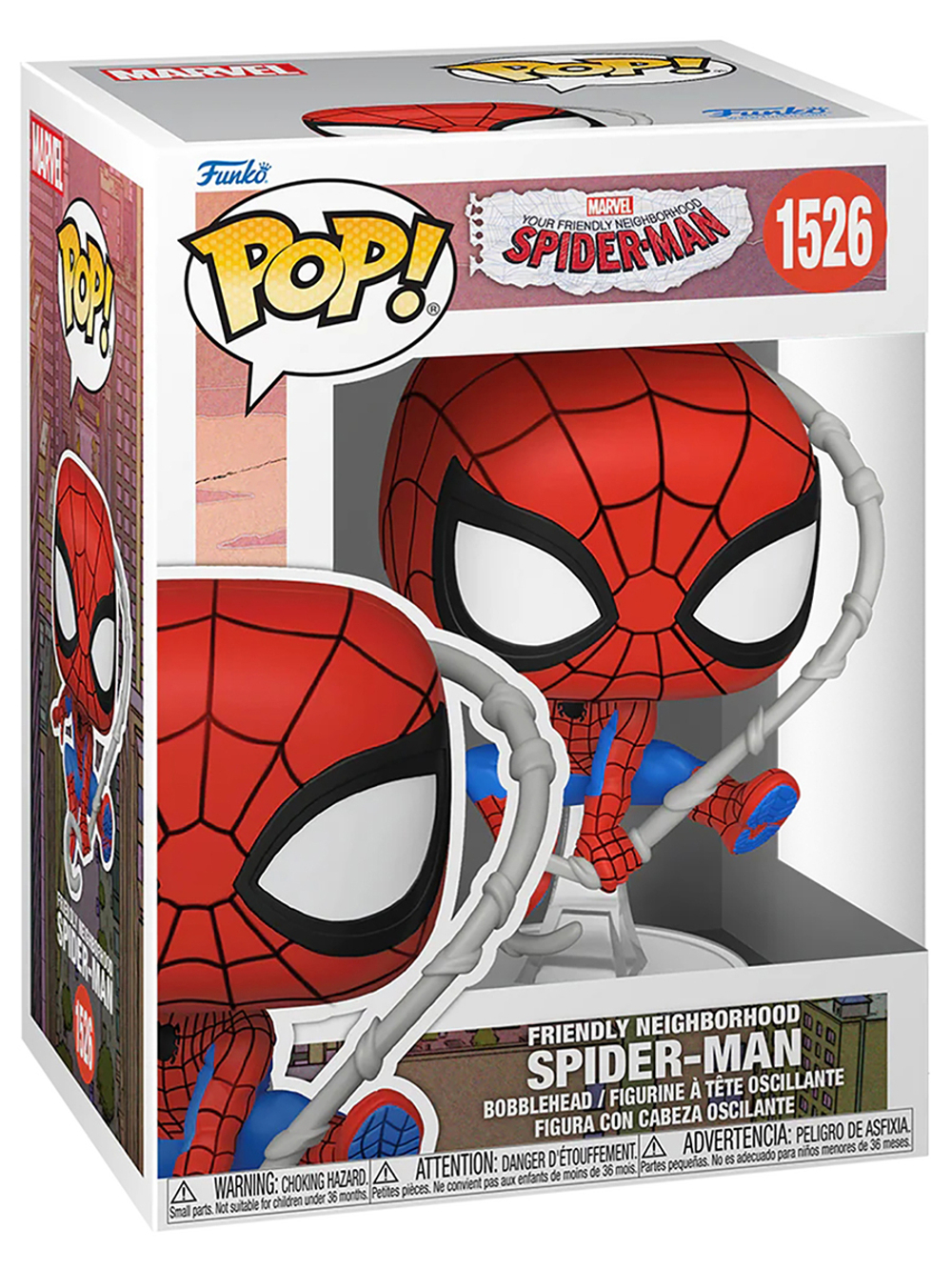 Фигурка Funko POP! Bobble Marvel FNSM Friendly Neighborhood Spider-Man (1526) 75870