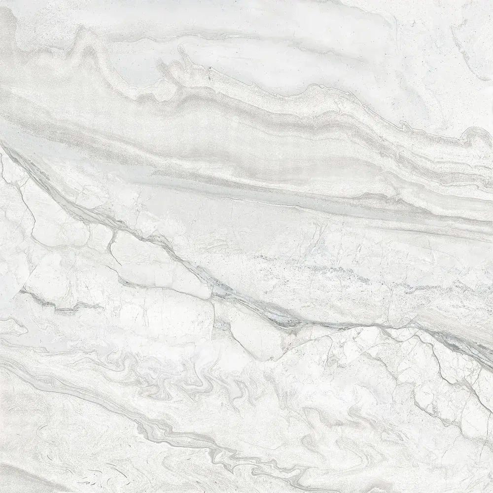 Керамогранит Alma Ceramica GFU57ARC00L Arcadia 57x57 белый лаппатированный под мрамор