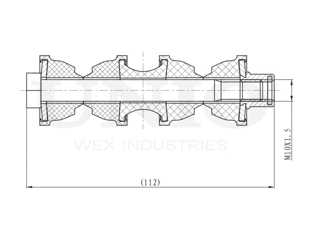 Стойка стабилизатора задняя UNIO SSP-50018