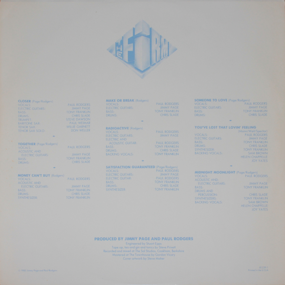 The Firm / The Firm (LP)