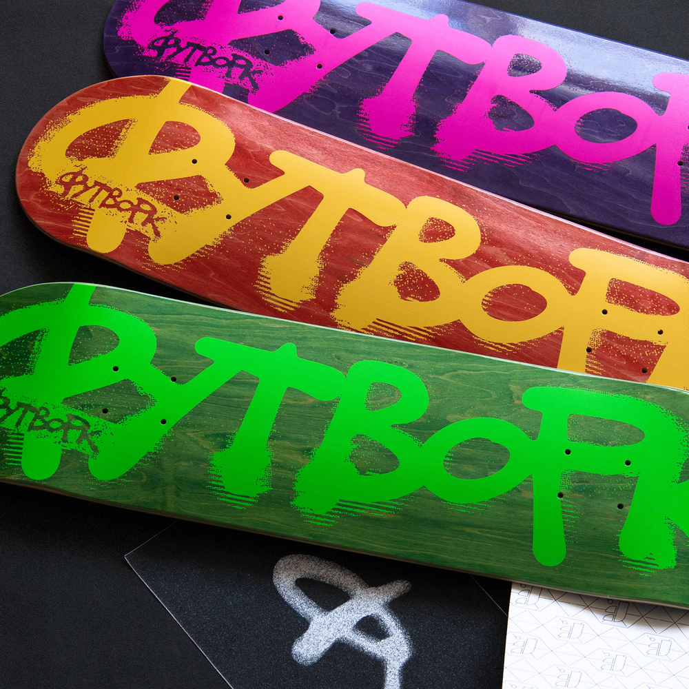 Дека Футворк Progress Лого Неон Зеленый